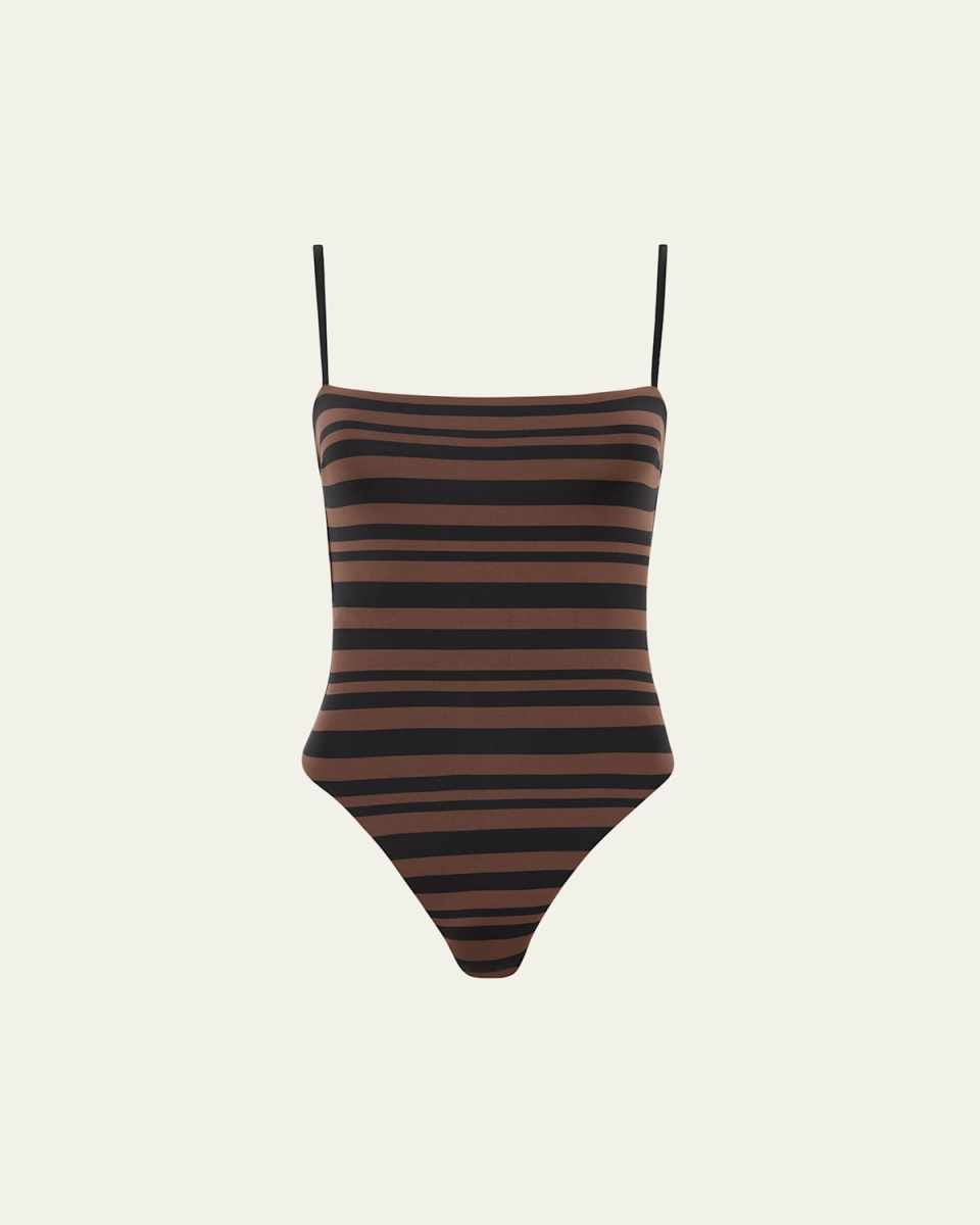 Petite Square Maillot Swimsuit